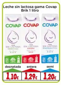 Proxi COVAP Leche sin lactosa gama oferta