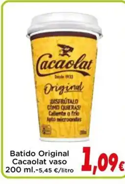 Proxi CACAOLAT Batido Original Vaso oferta