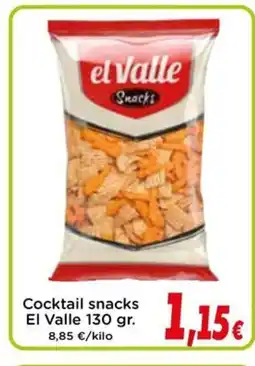 Proxi EL VALLE Cocktail snacks oferta