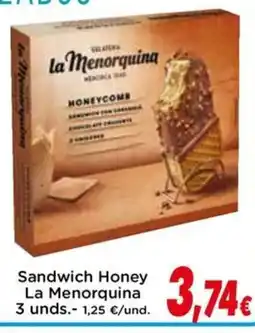 Proxi LA MENORQUINA Sandwich Honey oferta
