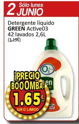 SPAR GREEN Detergente liquido Active03 oferta