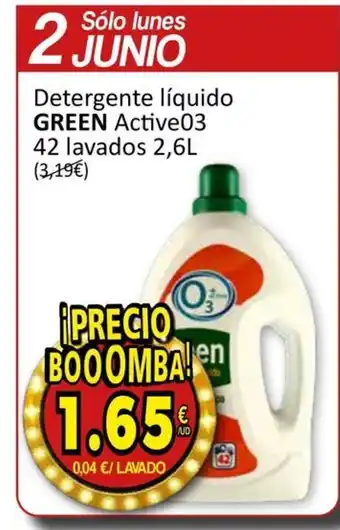 SPAR GREEN Detergente liquido Active03 oferta