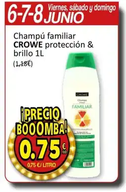 SPAR CROWE Champú familiar protección & brillo oferta