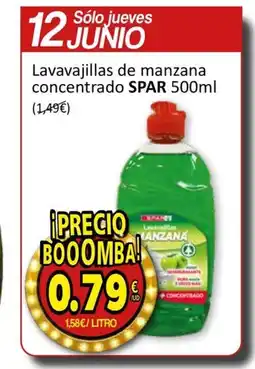 SPAR SPAR Lavavajillas de manzana concentrado oferta