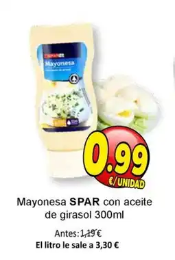 SPAR SPAR Mayonesa con aceite de girasol oferta