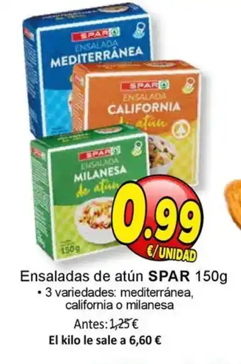 SPAR SPAR Ensaladas Ensaladas de atún oferta