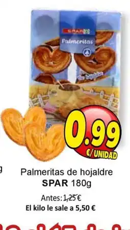 SPAR SPAR Palmeritas de hojaldre oferta