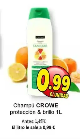 SPAR CROWE Champú protección & brillo oferta