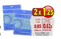 SPAR CISNE Bayeta cristal microfibra oferta