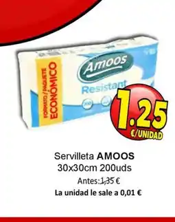 SPAR AMOOS Servilleta oferta