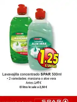 SPAR SPAR Lavavajilla concentrado oferta