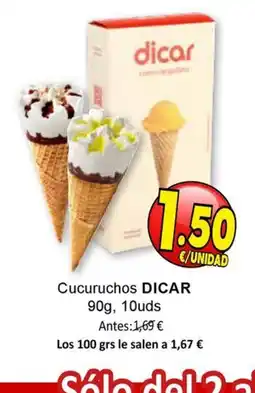 SPAR DICAR Cucuruchos oferta