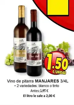 SPAR MANJARES Vino de pitarra oferta