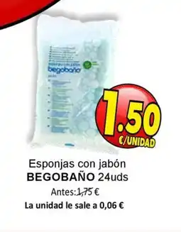 SPAR BEGOBAÑO Esponjas con jabón oferta
