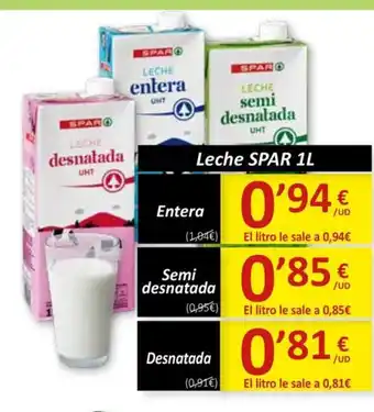 SPAR SPAR leche oferta