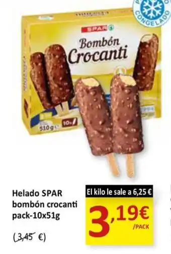 SPAR SPAR Helado bombón crocanti oferta