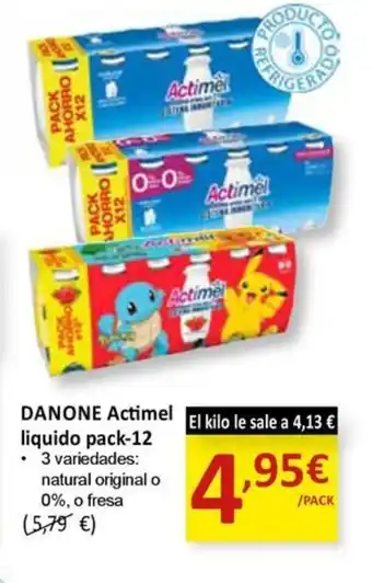SPAR DANONE Actimel liquido oferta