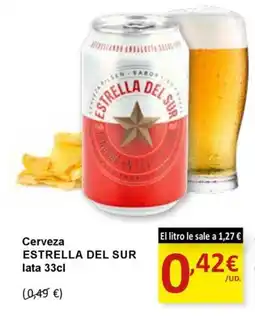 SPAR ESTRELLA DEL SUR Cerveza oferta