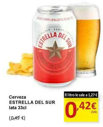 SPAR ESTRELLA DEL SUR Cerveza oferta