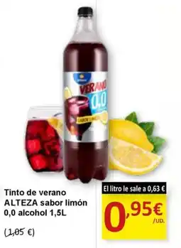 SPAR ALTEZA tinto de verano sabor limon oferta
