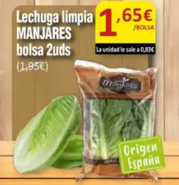 SPAR MANJARED Lechuga limpia oferta