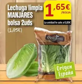 SPAR MANJARED Lechuga limpia oferta
