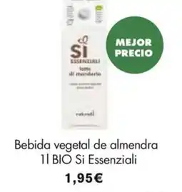 NaturaSí BIO SI Bebida vegetal de almendra oferta