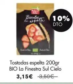 NaturaSí LA FINESTRA SUL CIELO Tostadas espelta oferta