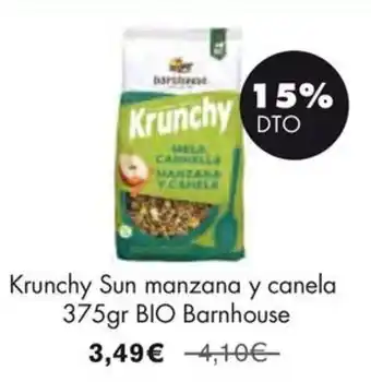 NaturaSí BARNHOUSE Krunchy Sun manzana y canela oferta