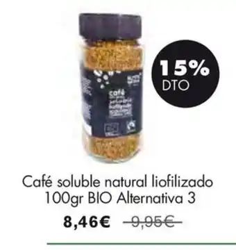 NaturaSí BIO Café soluble natural liofilizado oferta