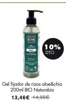 NaturaSí NATURABIO Gel fijador de rizos aloe & chia oferta
