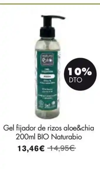 NaturaSí NATURABIO Gel fijador de rizos aloe & chia oferta