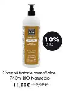 NaturaSí NATURABIO Champú tratante avena&aloe oferta