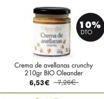 NaturaSí OLEANDER Crema de avellanas crunchy oferta