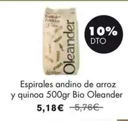 NaturaSí OLEANDER Espirales andino de arroz y quinoa oferta