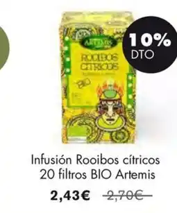 NaturaSí ARTEMIS Infusión Rooibos cítricos 20 filtros oferta