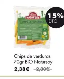NaturaSí NATURSOY Chips de verduras oferta