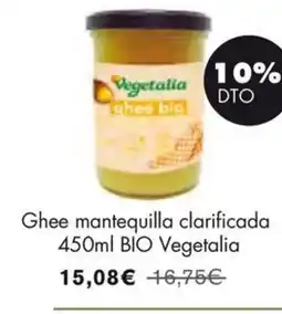 NaturaSí VEGETALIA Ghee mantequilla clarificada oferta
