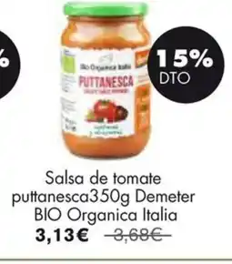 NaturaSí BIO ORGANIC ITALIA Salsa de tomate puttanesca oferta