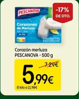 Dialprix PESCANOVA Corazón merluza oferta