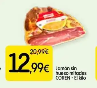 Dialprix COREN Jamón sin hueso mitades oferta