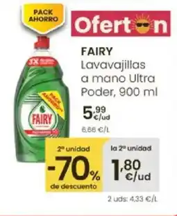 Eroski FAIRY Lavavajillas a mano Ultra Poder oferta