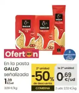 Eroski GALLO En la pasta oferta