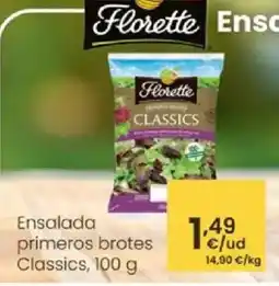 Eroski Ensalada primeros brotes Classics oferta
