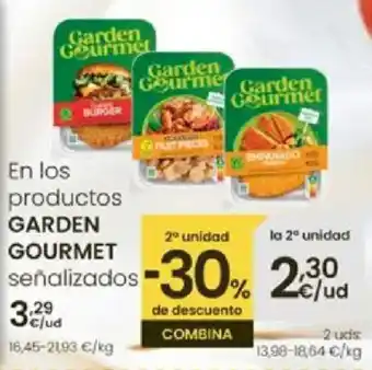 Eroski GARDEN GOURMET En los productos oferta