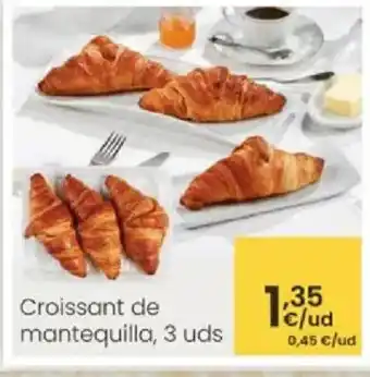 Eroski Croissant de mantequilla oferta