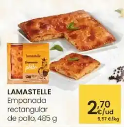 Eroski LAMASTELLE Empanada rectangular de pollo oferta