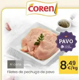 Eroski COREN Filetes de pechuga de pavo oferta