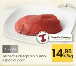 Eroski Ternera Gallega sin hueso especial asar oferta