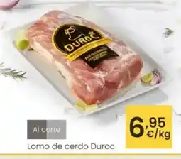 Eroski Lomo de cerdo Duroc oferta